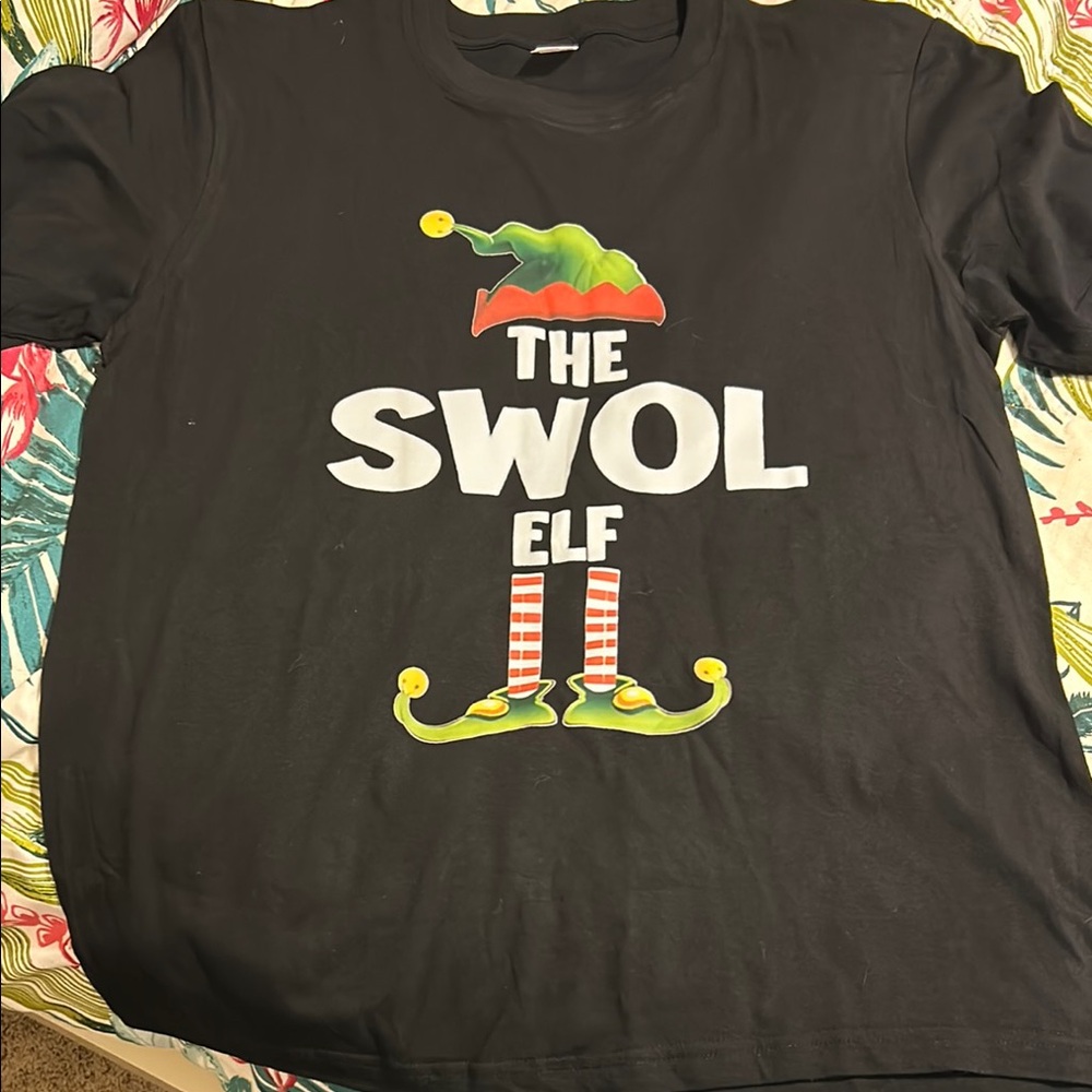 The Swol Elf Black T-Shirt